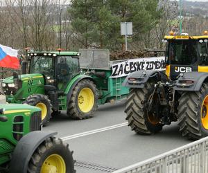 Protest rolników. Zablokowali granicę w Cieszynie