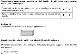 Próbny EGZAMIN GIMNAZJALNY grudzień 2011 - PRZEDMIOTY PRZYRODNICZE: Biologia, chemia, fizyka, geografia: jakie były PYTANIA, ARKUSZE, ODPOWIEDZI, PRZECIEKI