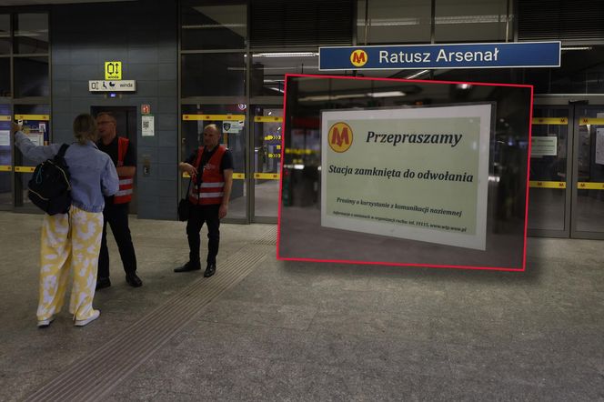 Paraliż w Warszawie po pożarze w metrze.