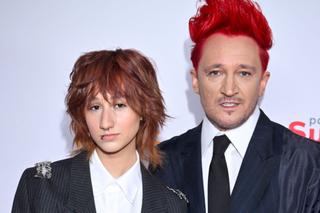 Michał Wiśniewski na zdjęciu z Etiennette Wiśniewską