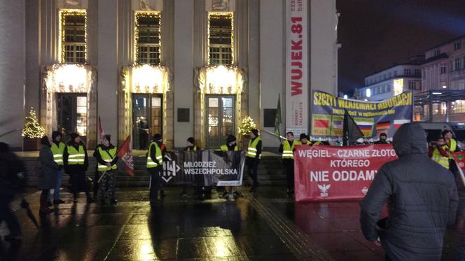 Manifestacja w obronie węgla