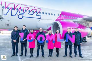 100 milionów pasażerów Wizz Air w Polsce.