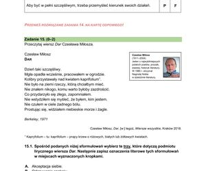 Egzamin ósmoklasisty - arkusz z języka polskiego 2024