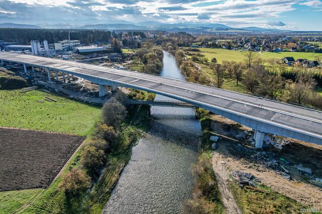 Budowa zakopianki DK 47 Rdzawka - Nowy Targ