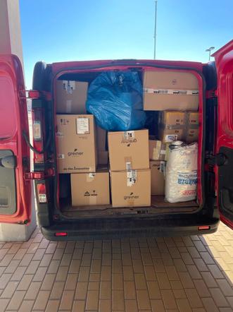 Kolejny transport humanitarny wyjechał z Łomży do Ukrainy