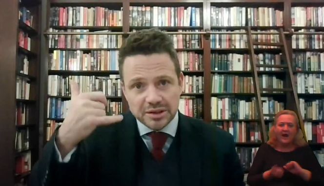 Rafał Trzaskowski na sesji budżetowej Warszawy
