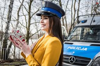 Miss Polski z Katowic wstąpiła na jeden dzień do policji. Anna Maria-Jaromin wzięła udział w teście sprawnościowym