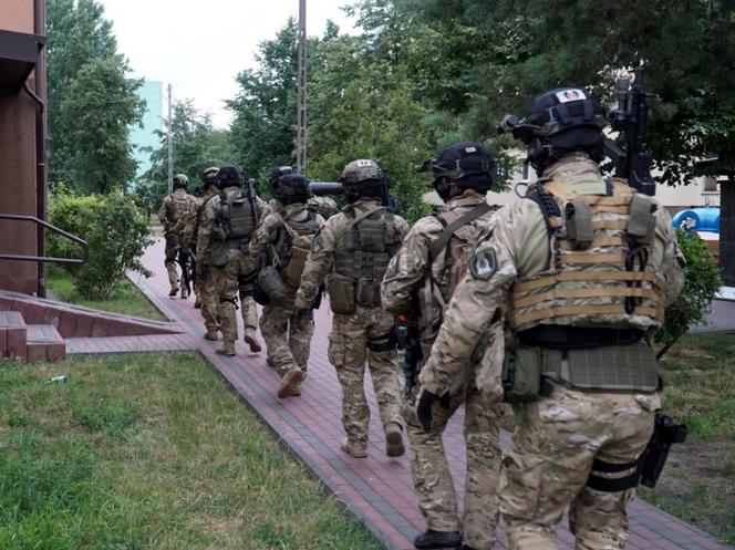 Wielka akcja policji w Nowym Dworze Mazowieckim