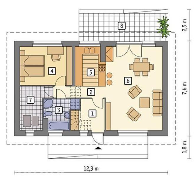 Domy do 70m2 bez pozwolenia - zdjęcia. Zobacz najlepsze projekty z kolekcji Muratora
