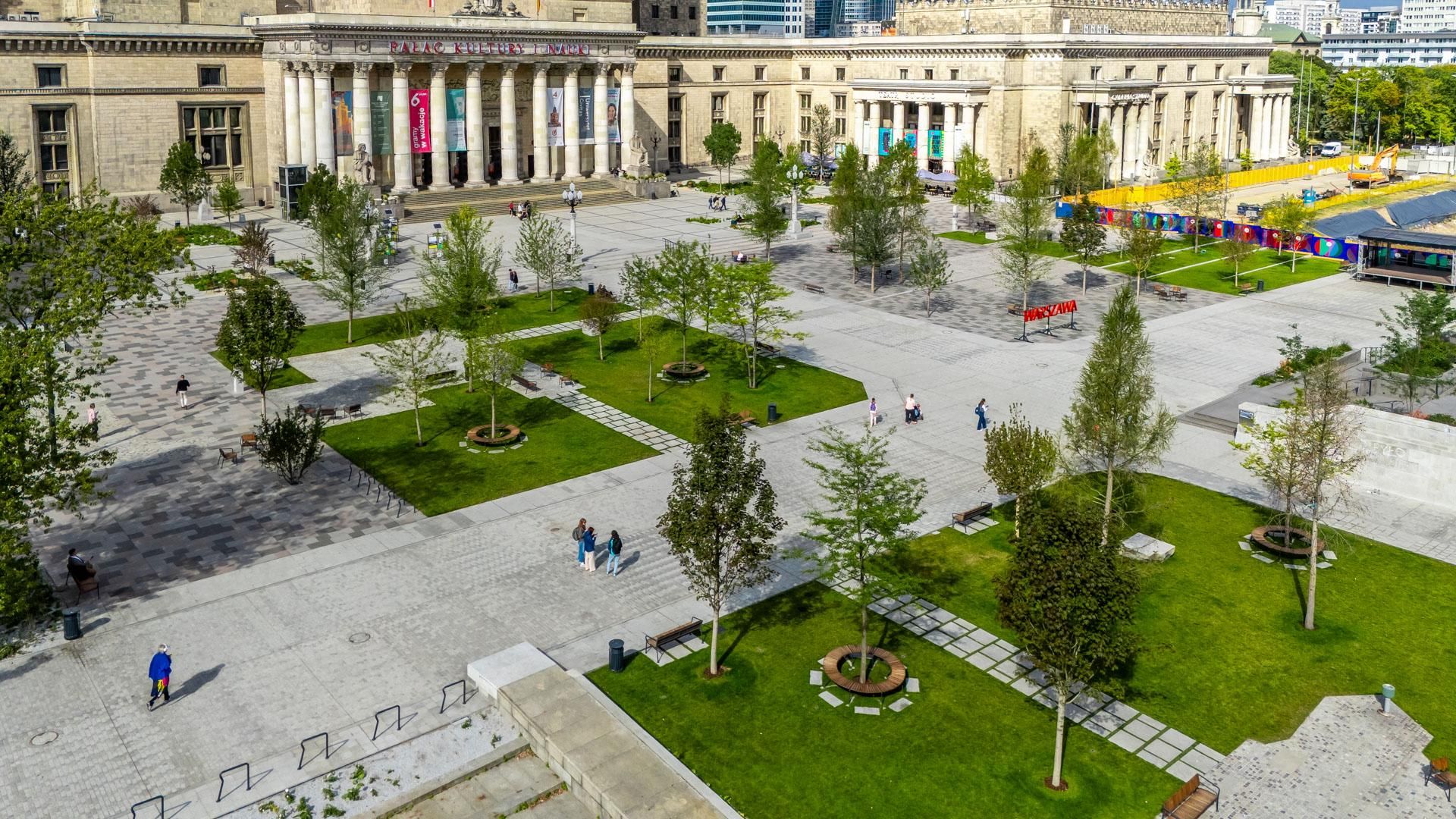 Plac Centralny Warszawa, sierpień 2025