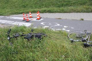 Zderzenie dwójki rowerzystów w Lublinie. Starsza kobieta doznała poważnych obrażeń