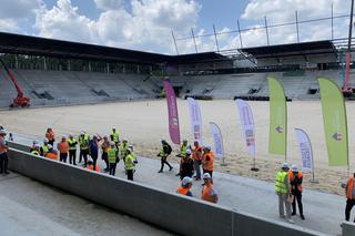 Nowy stadion GKS w Katowicach. Budowa