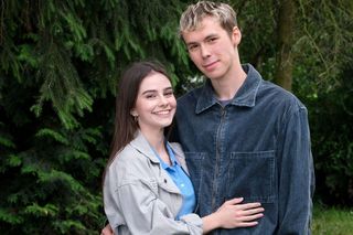 M jak miłość odc. 1825. Basia (Karina Woźniak), Michał (Igor Pawłowski)