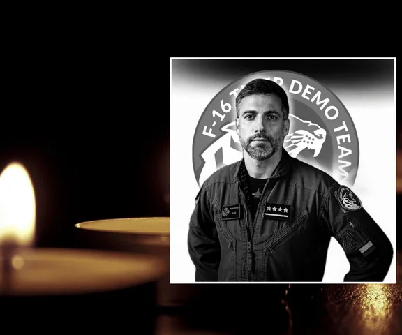 Gostynin w żałobie po śmierci pilota F-16. Trudno uwierzyć w tę tragedię