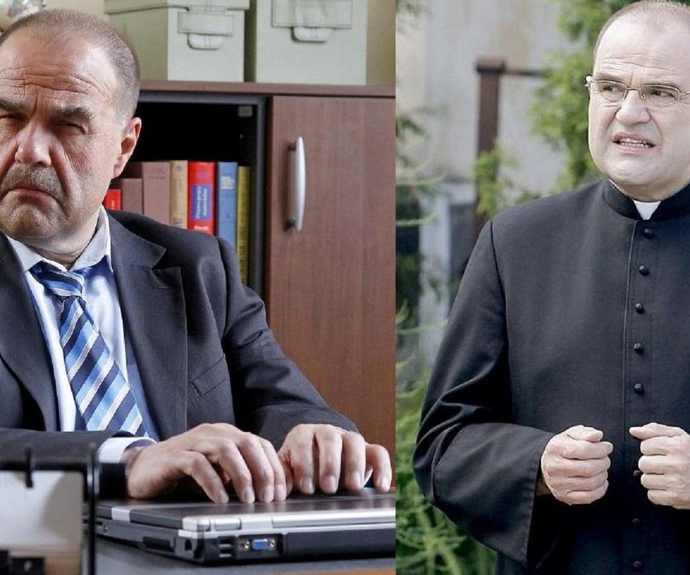 Ranczo. Wójt Paweł Kozioł (Cezary Żak), ksiądz Piotr Kozioł (Cezary Żak)