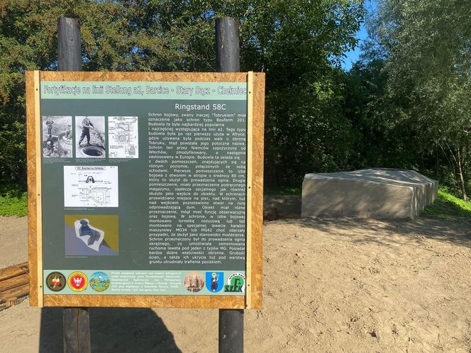 Skansen fortyfikacji polowych w Barcicach 