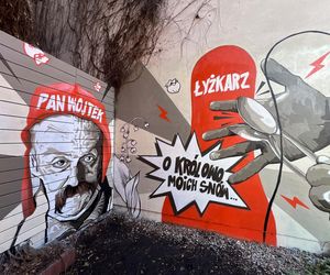 Nowy mural w Toruniu. Przedstawia legendy starówki