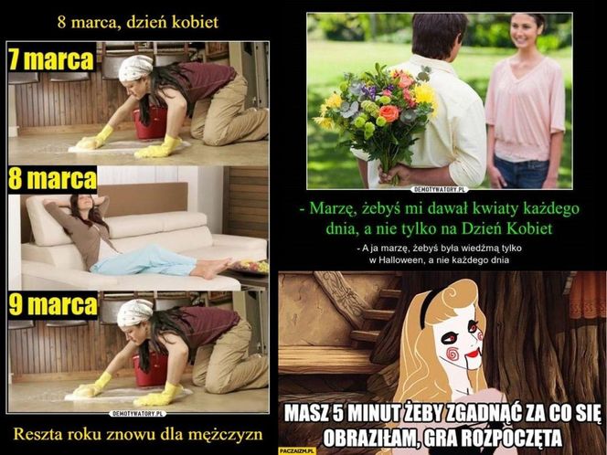 memy na Dzień Kobiet