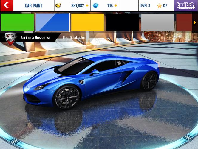 Arrinera Hussarya w grze "Asphalt 8: Airborne"