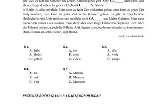 ARKUSZE CKE - Matura j.niemiecki- poziom podstawowy 2019 - co było na maturze z niemieckiego?