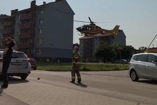Groźne zdarzenie w Piekarach Śląskich. Lądował śmigłowiec LPR