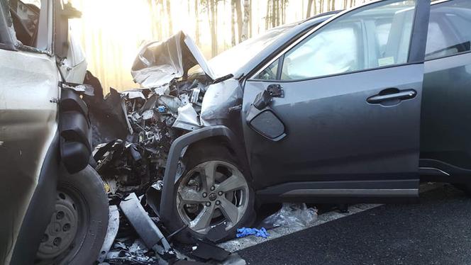 Wypadek na DK 10 w Stryszku! Są poszkodowani [ZDJĘCIA]