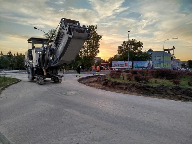 Siedlce: większe utrudnienia na ulicy Partyzantów na rondzie Solidarności