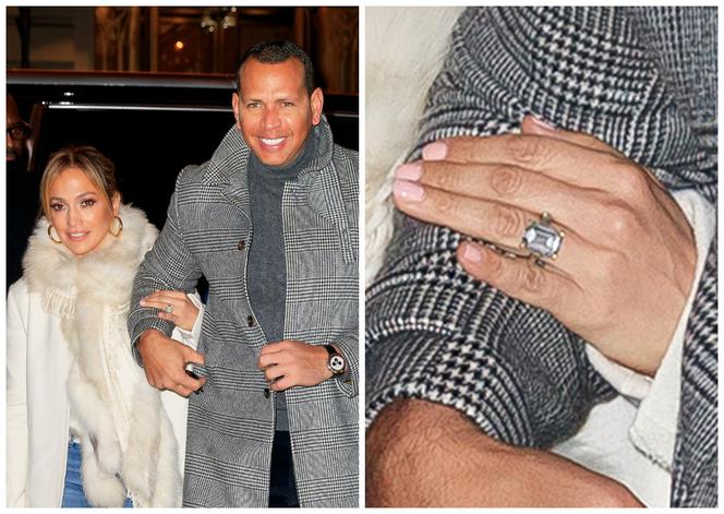 Jennifer Lopez chwali się pierścionkiem