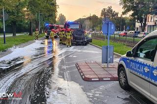 Pożar samochodu na ul. Mikołajskiej