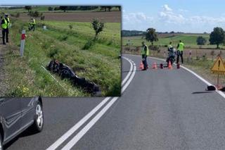 Koszmarny wypadek z udziałem motocyklisty w powiecie bydgoskim! 49-latek zginął na miejscu
