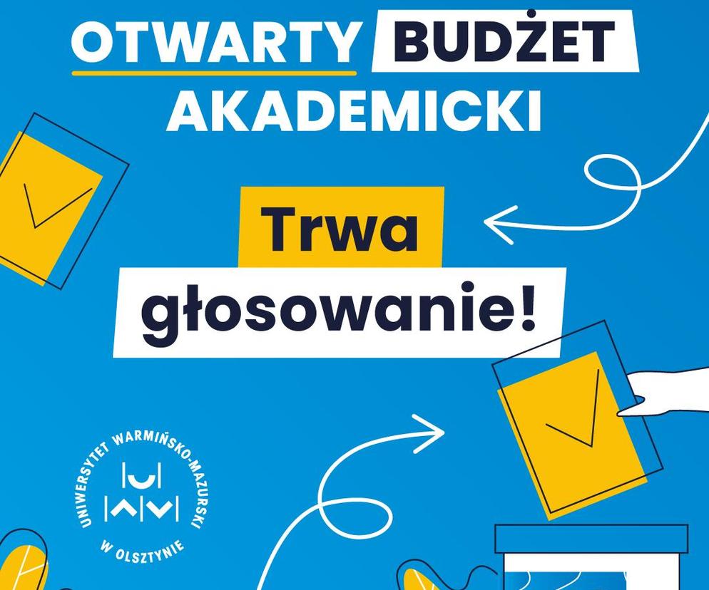 Otwarty Budżet Akademicki UWM - trwa głosowanie 