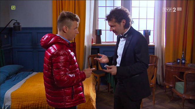 Barwy szczęścia, odc. 2050. Patryk (Konrad Skolimowski), Rafał Zaborski (Wojciech Solarz)