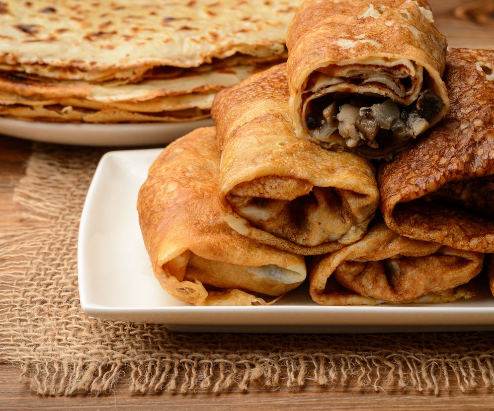 Krokiety z grzybami: przepis na naleśniki z grzybami