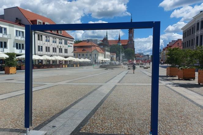 Dwie nowoczesne kurtyny wodne działają na Rynku Kościuszki w Białymstoku