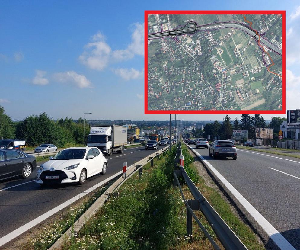 Zakopianka w Libertowie do przebudowy. W planach tunel zamiast ronda i kładki dla pieszych