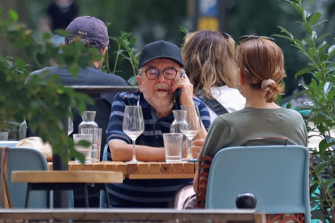 Edward Miszczak i Anna Cieślak na bazarku