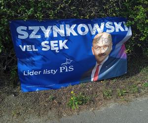 Niszczą bannery wyborcze! Jeden z kandydatów zareagował!