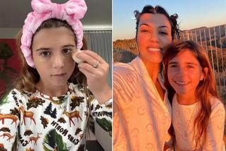 10-letnia córka Kardashianki uczy dzieci, jak się malować! Fala oburzenia na Kourtney Kardashian