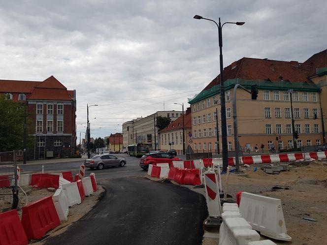 Prace w centrum Olsztyna nabierają tempa