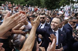Karol Nawrocki w Kolbuszowej. Zmiany w podatkach dla rodzin 