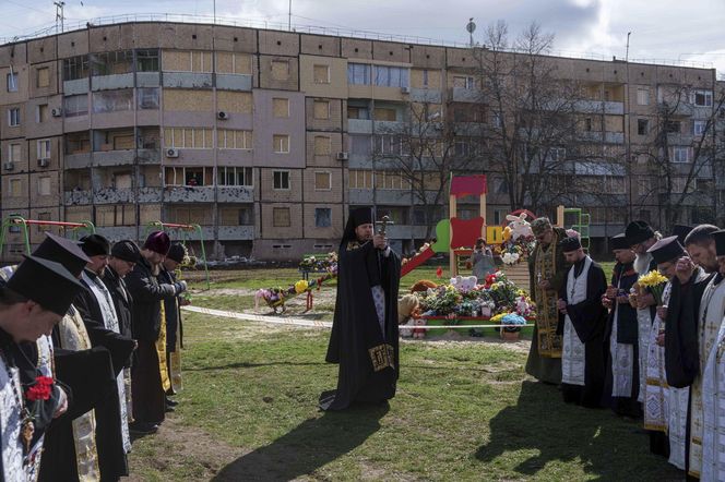 Pogrzeby ofiar ataku na Krzywy Róg