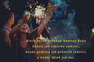 Krótkie i najlepsze życzenia noworoczne 2025 - dla bliskich, znajomych i rodziny