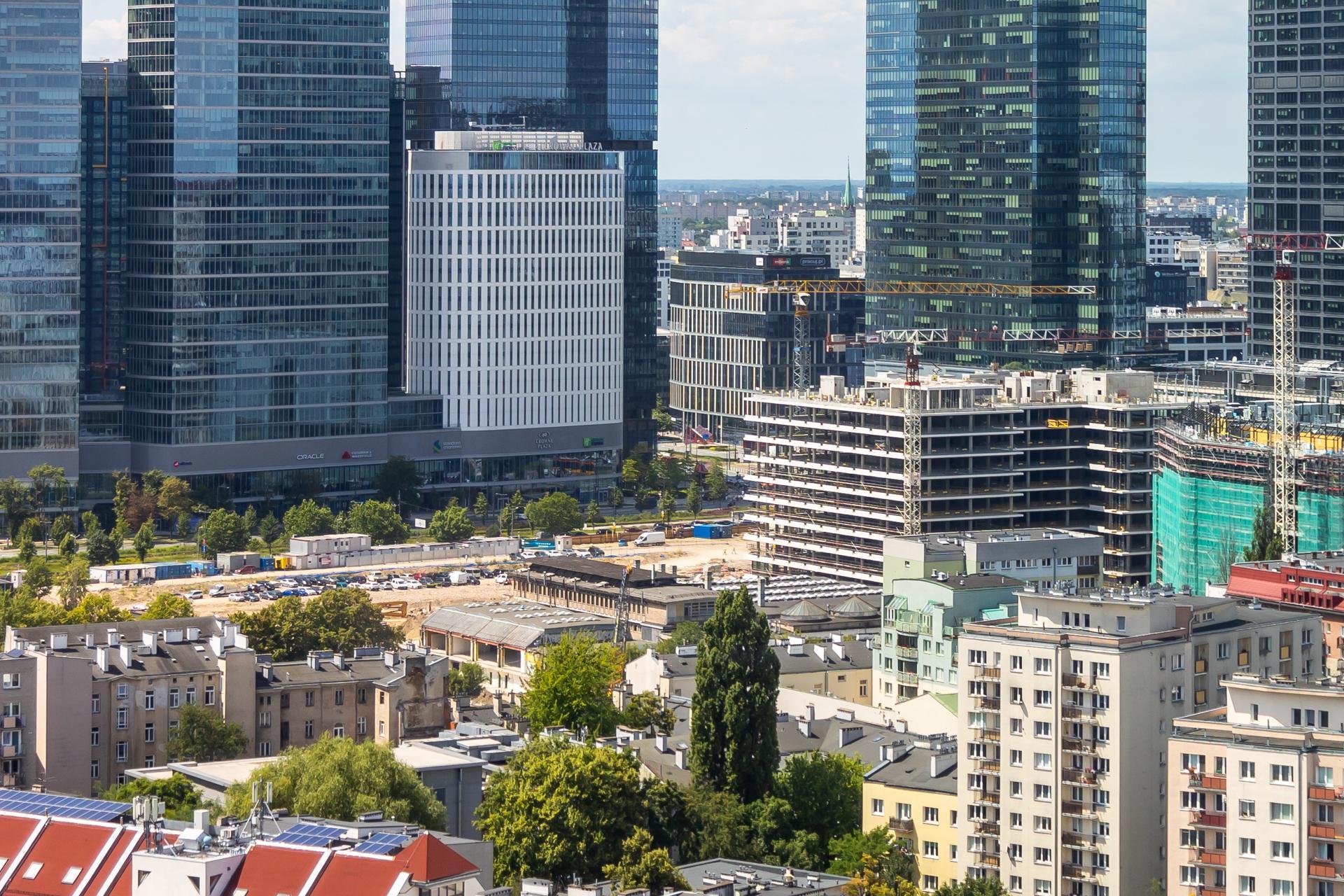 Widok z kompleksu Varso 