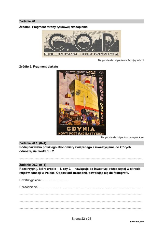 Matura 2025 historia rozszerzona - arkusz CKE 19.05.2025 - Formuła 2015
