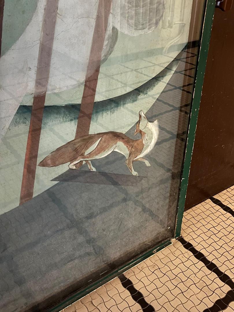 Malowidło Zofii Stryjeńskiej w Domu Wedla w Warszawie - zdjęcia