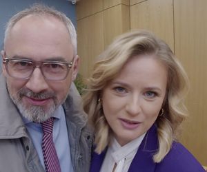 M jak miłość po wakacjach. Julia (Marta Chodorowska), Adam Werner (Jacek Kopczyński)