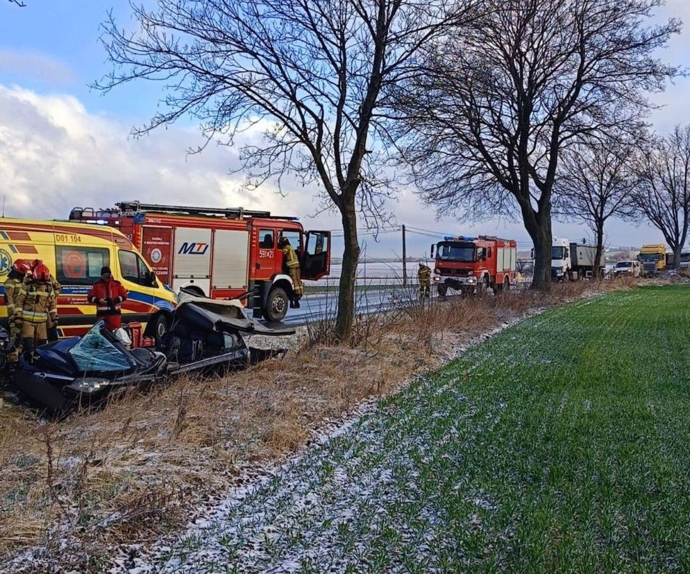  Tragiczny wypadek pod Ząbkowicami Śląskimi. Nie żyje 29-latek 