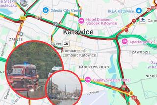 Katowice stoją w korkach. Internauci załamani: przecież to miasto do piątku się nie odkorkuje