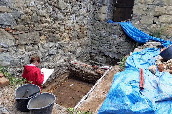 Archeolodzy wrócili na zamkowe  wzgórze w Nowym Sączu