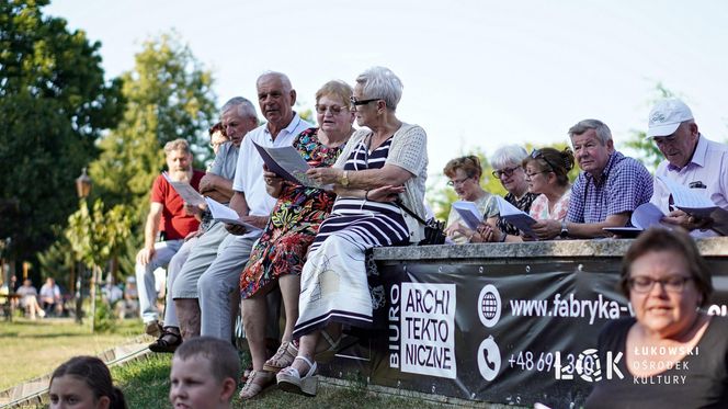 Chętnych do wspólnego śpiewania w Łukowie nie brakowało